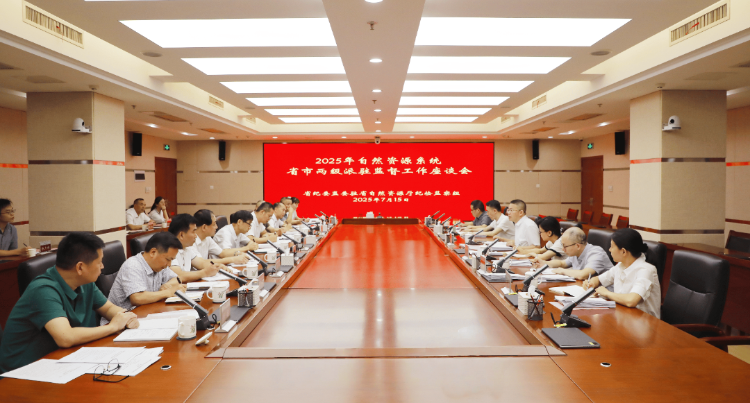 全省自然资源系统省市两级派驻监督工作座谈会召开
