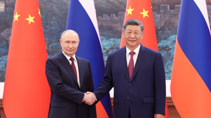习近平同俄罗斯总统普京会谈