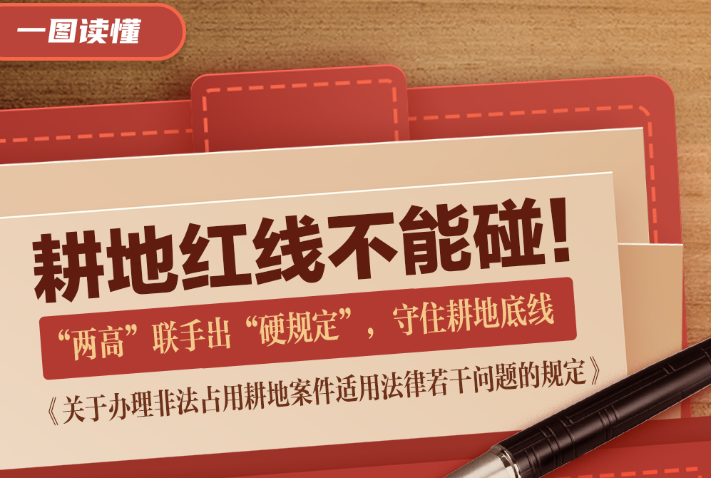 耕地红线不能碰！“两高”联手出“硬规定”，守住耕地底线